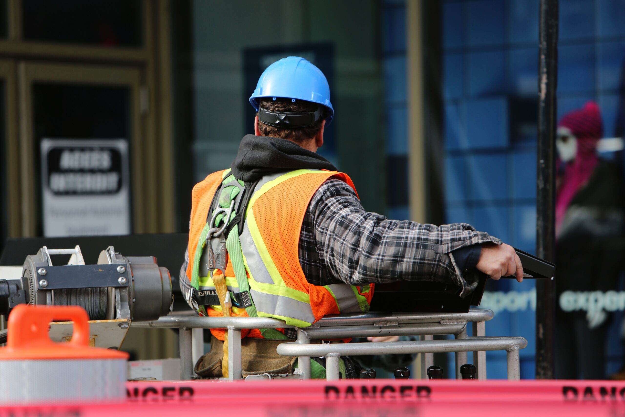 Safety engineer at work